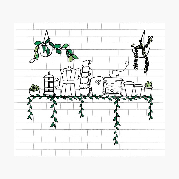 Coffee Shop Photographic Print