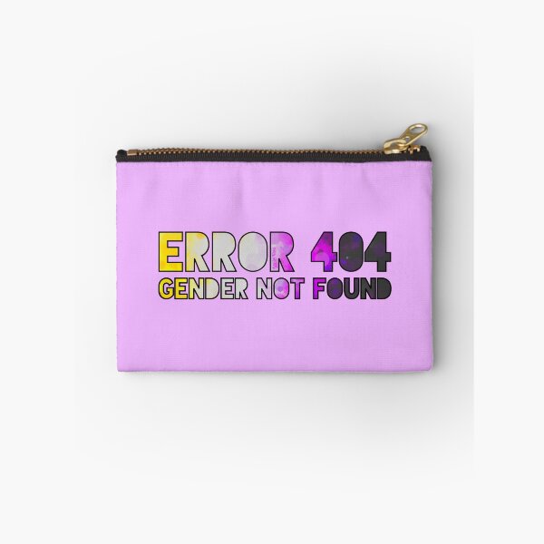 Item preview, Error 404 - Gender Not Found Enby/Black designed and sold by Art by Veya.