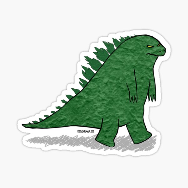 Giant Lizard Sticker