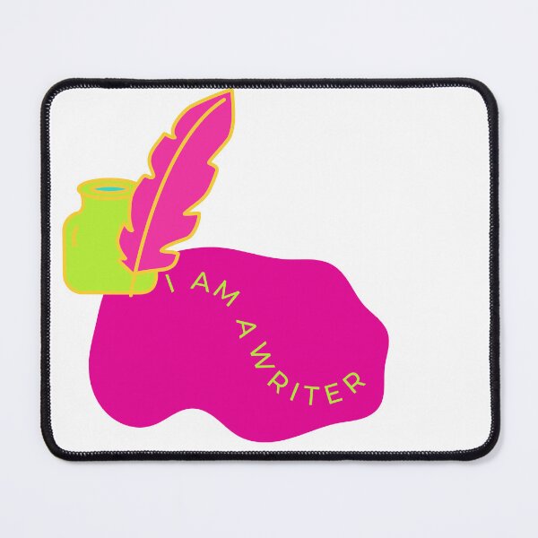 Item preview, I am a writer. Bold ink and quill design. designed and sold by CreativeStrand.