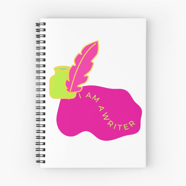 Item preview, I am a writer. Bold ink and quill design. designed and sold by CreativeStrand.