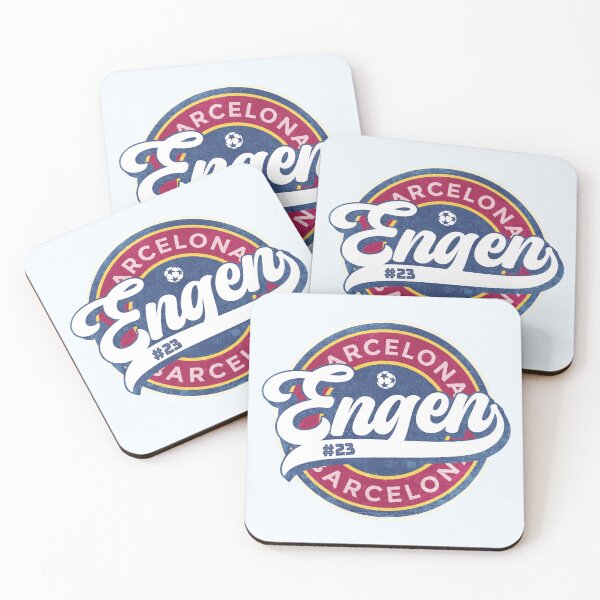 Item preview, Ingrid Engen #23 Barcelona Femeni Soccer Badge (Round) designed and sold by Numero14.