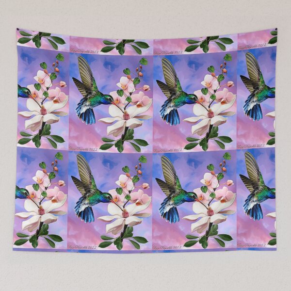 Item preview,  Hummingbird Blue designed and sold by Tripp Art Studio.