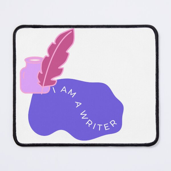 Item preview, I am a writer. Bold ink and quill design. designed and sold by CreativeStrand.
