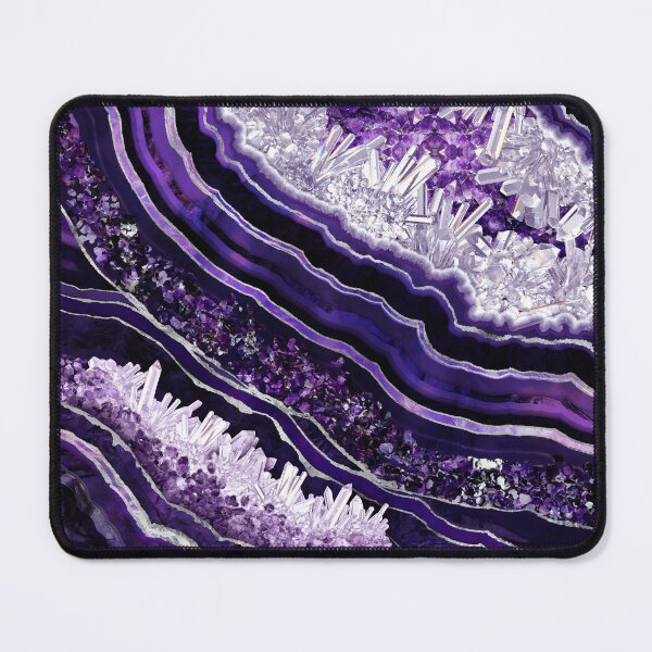 Item preview, Purple Geode and Silver Digital Art designed and sold by k9printart.