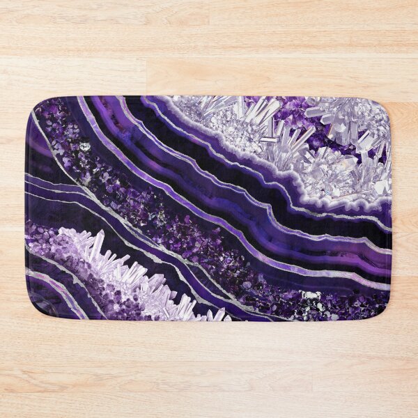 Item preview, Purple Geode and Silver Digital Art designed and sold by k9printart.
