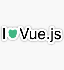 I <3 Vue.js Sticker