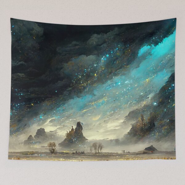 Item preview, Night sky gloomy lightning designed and sold by WeirdStation.