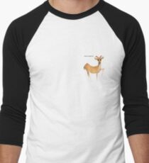 Eastern Swamp Deer Men's Baseball ¾ T-Shirt
