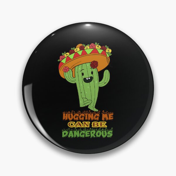 Item preview, Hugging Me Can Be Dangerous, cactus designed and sold by ESAMSTORE.