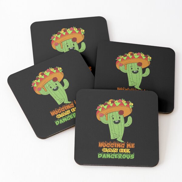 Item preview, Hugging Me Can Be Dangerous, cactus designed and sold by ESAMSTORE.