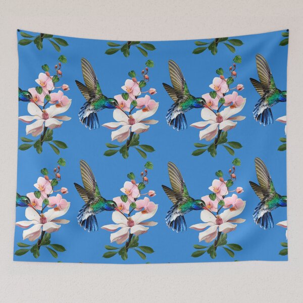 Item preview,  Hummingbird Blue Transparent designed and sold by Tripp Art Studio.