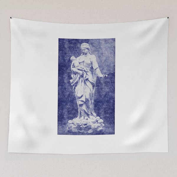 Item preview, madonna and child sketch art t-shirt | madonna and child t-shirt  designed and sold by KARTICK DUTTA.
