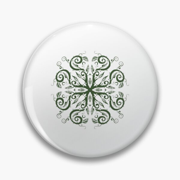 Item preview, Green Ivy Pattern Green Earthy Druid designed and sold by ShakitaMa.