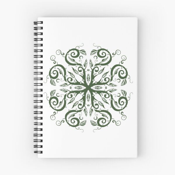 Item preview, Green Ivy Pattern Green Earthy Druid designed and sold by ShakitaMa.