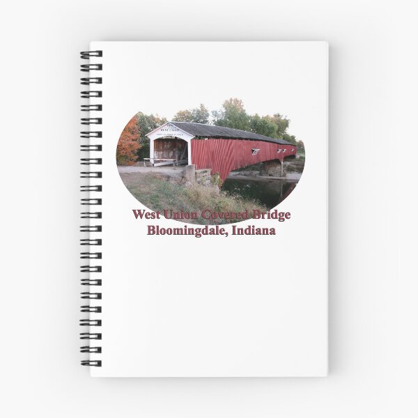 Item preview, West Union Covered Bridge in Indiana designed and sold by gotucoveredart.