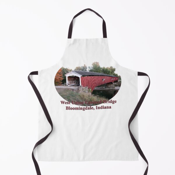 Item preview, West Union Covered Bridge in Indiana designed and sold by gotucoveredart.