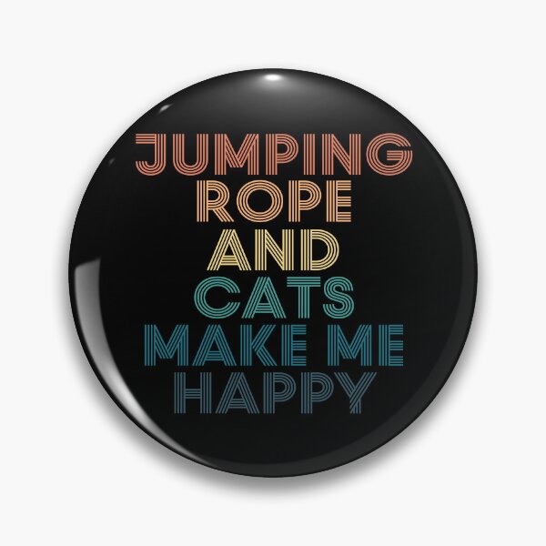 Item preview, Jumping rope And Cats Make Me Happy designed and sold by kindxinn.