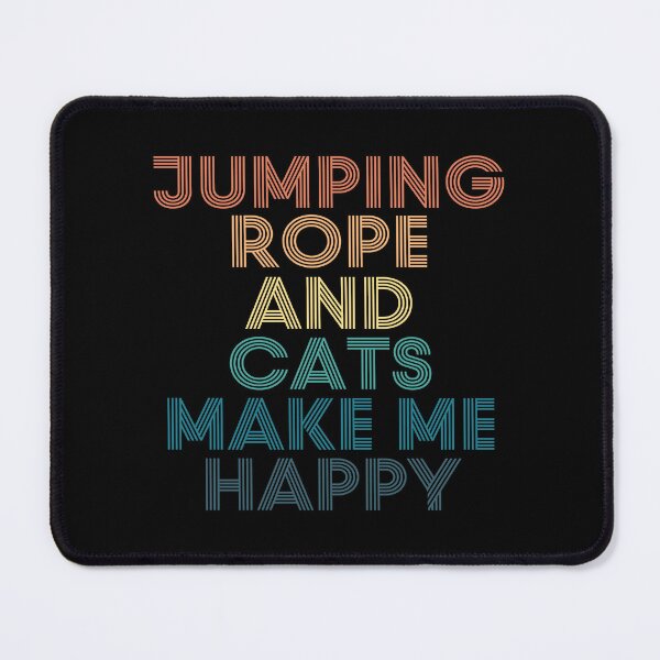 Item preview, Jumping rope And Cats Make Me Happy designed and sold by kindxinn.