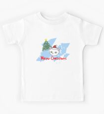 Meow Christmas Kids Tee