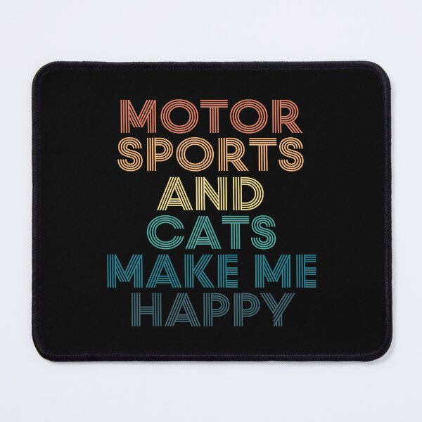 Item preview, Motor sports And Cats Make Me Happy designed and sold by kindxinn.