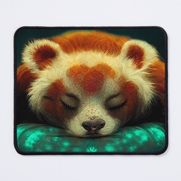 Item preview, Peaceful bear sleeping on pillow designed and sold by WeirdStation.