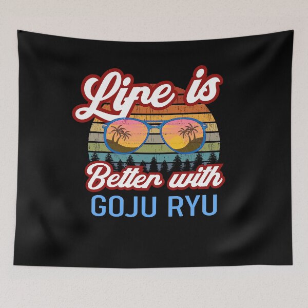 Item preview, Life is Better With Goju Ryu! Funny Vintage Sunset, Karate Instructor Design. Japanese Martial Art Design For A Karate Lover designed and sold by TheKarateStore.