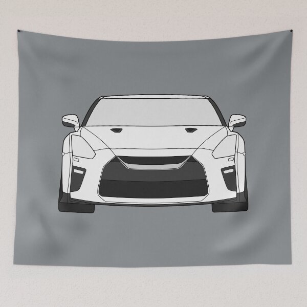 Item preview, Nissan GTR R35 2017 white color designed and sold by EdimDesign.