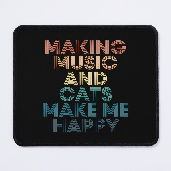 Item preview, Making Music And Cats Make Me Happy designed and sold by kindxinn.