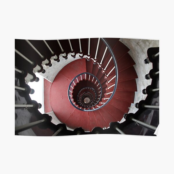 Staircase, Point Hicks Lighthouse Poster