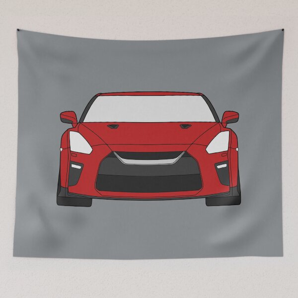 Item preview, Nissan GTR R35 2017 solid red color designed and sold by EdimDesign.