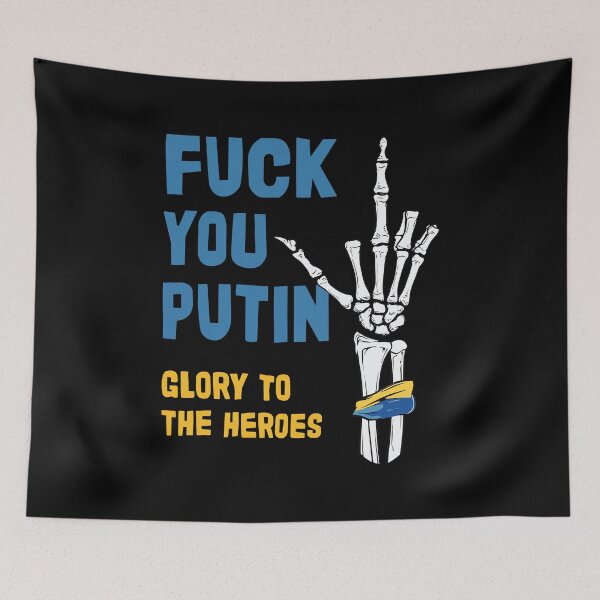 Item preview, Fuck You Putin Glory To The Heroes designed and sold by Big Twelve.