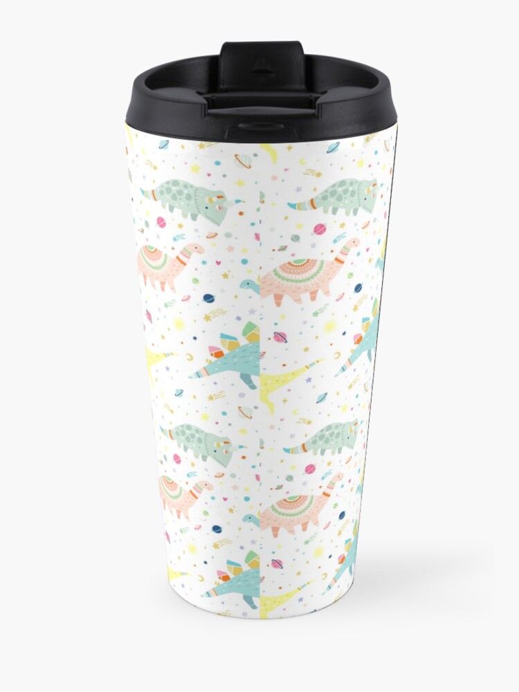 Alternate view of Dinosaur Pattern Travel Mug