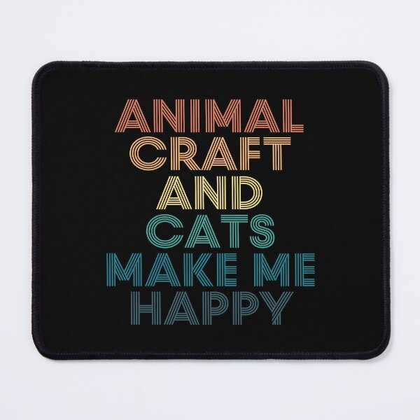 Item preview, Animal Craft And Cats Make Me Happy designed and sold by kindxinn.