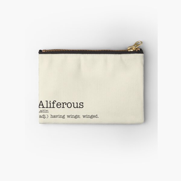 Item preview, Aliferous - Latin - Beautiful Word Definition  - Typewriter designed and sold by Zooone.