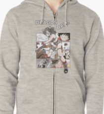 Bulma, Goku and the Red Ribbon Army - Dragon Ball Zipped Hoodie