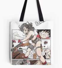 Bulma, Goku and the Red Ribbon Army - Dragon Ball Tote Bag