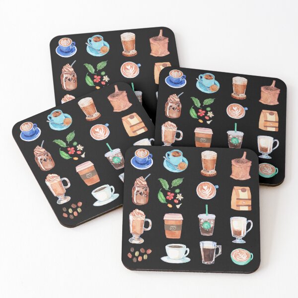 Item preview, Assorted Coffee Cups, Mugs And Beans designed and sold by Alicia Chee.