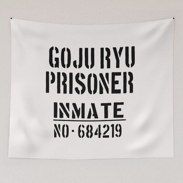 Item preview, Goju Ryu Prisoner! Funny Halloween Karate Instructor Design. Japanese Martial Art Design For A Karate Lover designed and sold by TheKarateStore.