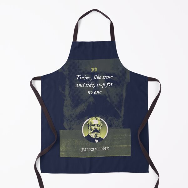 Item preview, Jules Verne - Trains, like time and tide, stop for no one designed and sold by Syahrasi.
