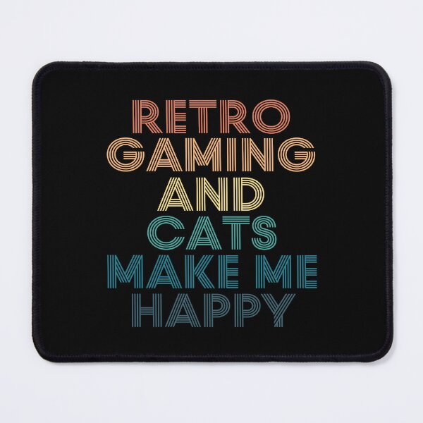 Item preview, Retro Gaming And Cats Make Me Happy designed and sold by kindxinn.