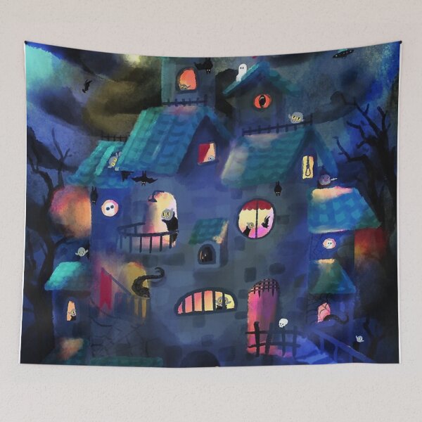 Item preview, Halloween house designed and sold by manualgaudette.