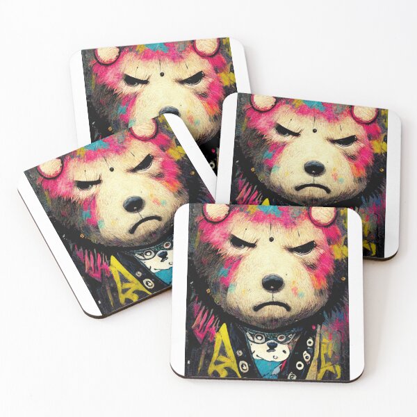 Item preview, bored bear graffiti art color designed and sold by keyd-studio.