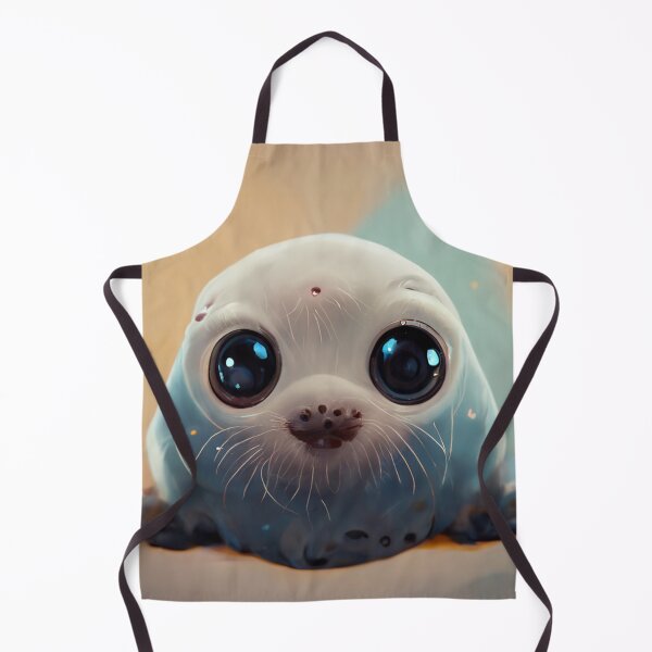 Item preview, Cute Baby Seal Portrait Painting designed and sold by Pet Shelter.