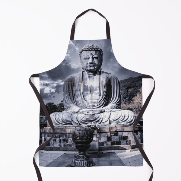 Item preview, Beautiful Buddha Kamakura JAPAN Daibutsu Art Print - Nigth Color designed and sold by XIX361ART.