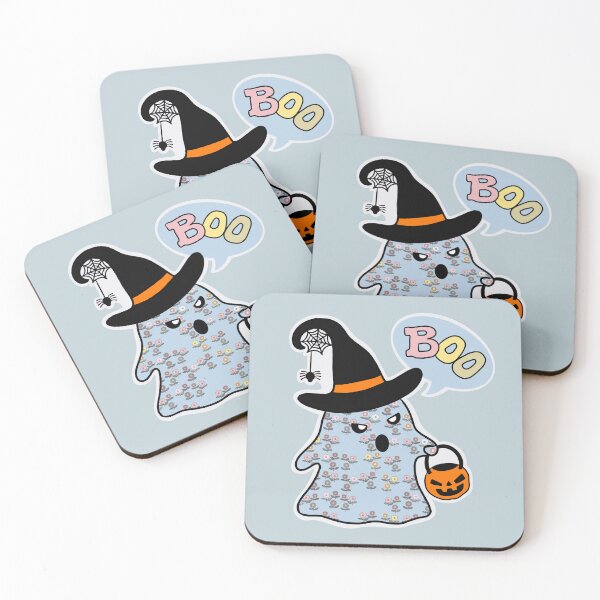 Item preview, Boo! Blue Halloween Ghost! designed and sold by IdinDesignShop.