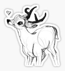 Bambi sketch Sticker