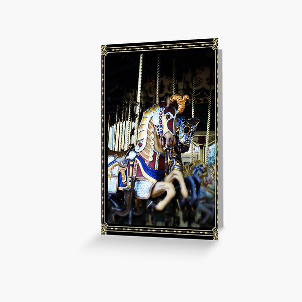 Carousel of Colour Greeting Card