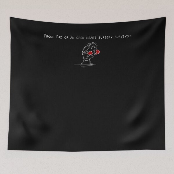 Item preview, Proud Dad Of An Open-Heart Surgery Survivor Heart Transplant designed and sold by Tomsens.