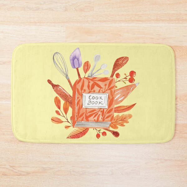 Item preview, Autumn recipe book watercolor illustration designed and sold by pinkyfish1010.